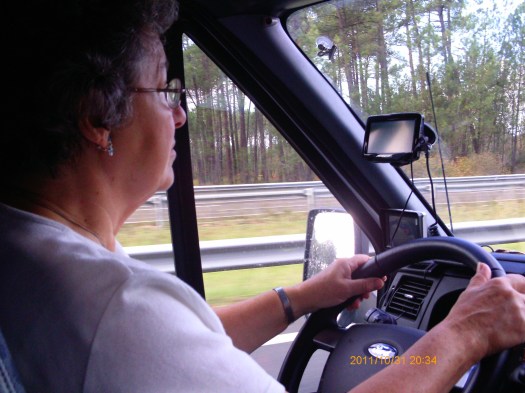 Carol drives Harry