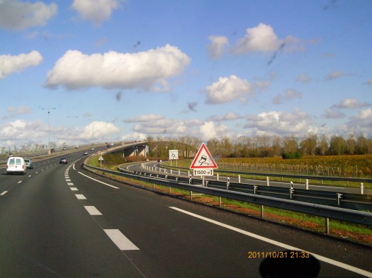 Crossing the Dordogne