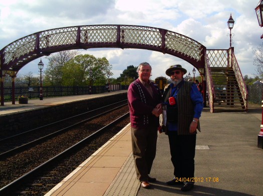 with Keith, Appleby station