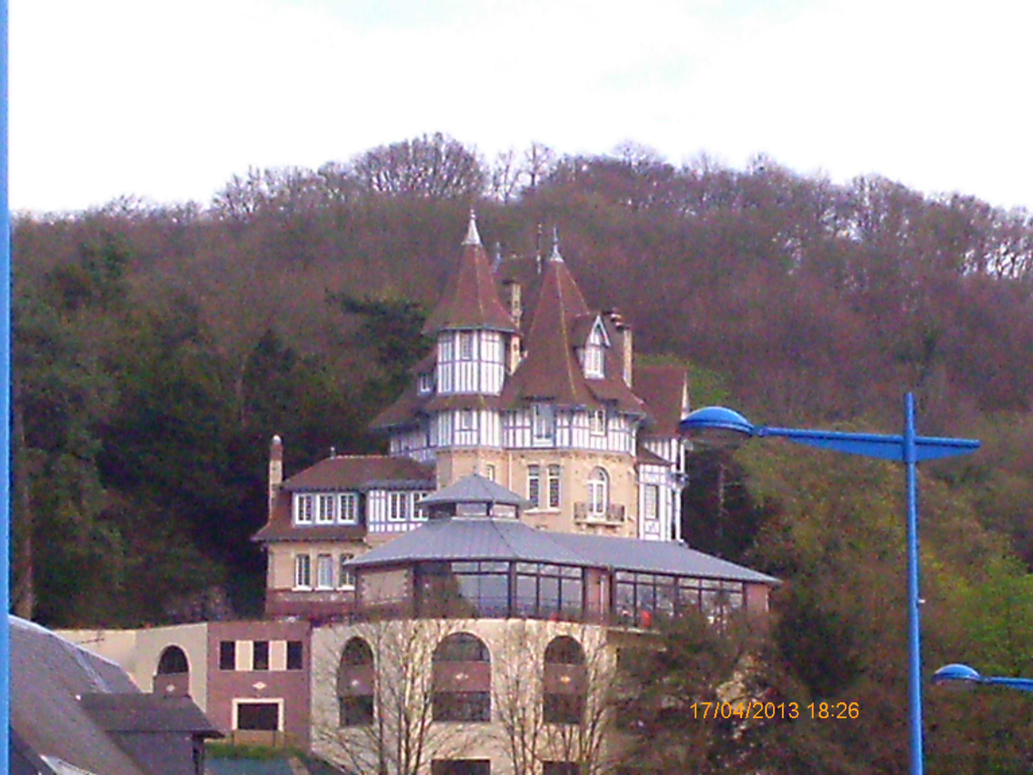 And a Chateau on the hillside.