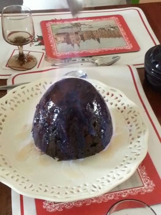 flaming pud