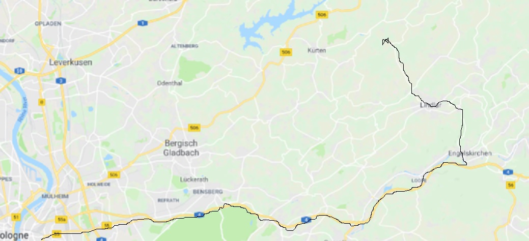Cologne to Oberbuschem(2)